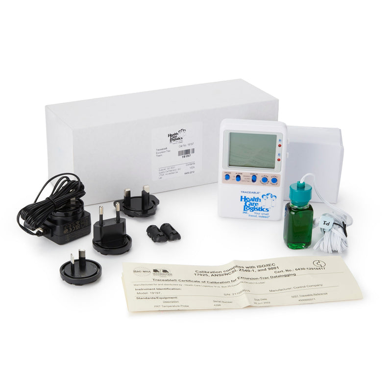 Excursion-Trac Datalogging Thermometer with Probe Bottle (Each)