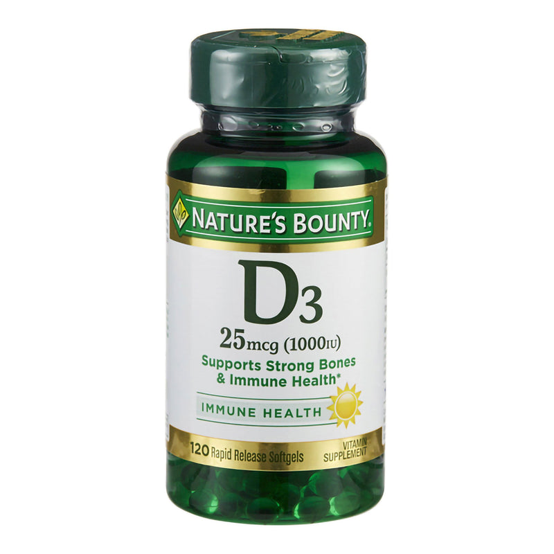 Nature's Bounty Vitamin D-3 Supplement (Bottle of 100)