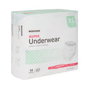 McKesson Super Moderate Absorbency Incontinence Underwear, Extra Large (Case of 56)