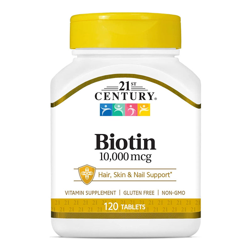21st Century Vitamin B-7 Biotin Supplement (Bottle of 120)