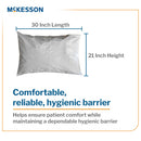 McKesson Pillowcase, Disposable, Deluxe, White, Tissue/Poly, 30 x 21 Inch (Case of 100)