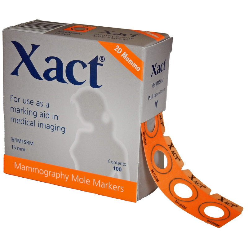Radiology Skin Marker Xact Circle Mole (Box of 100) 