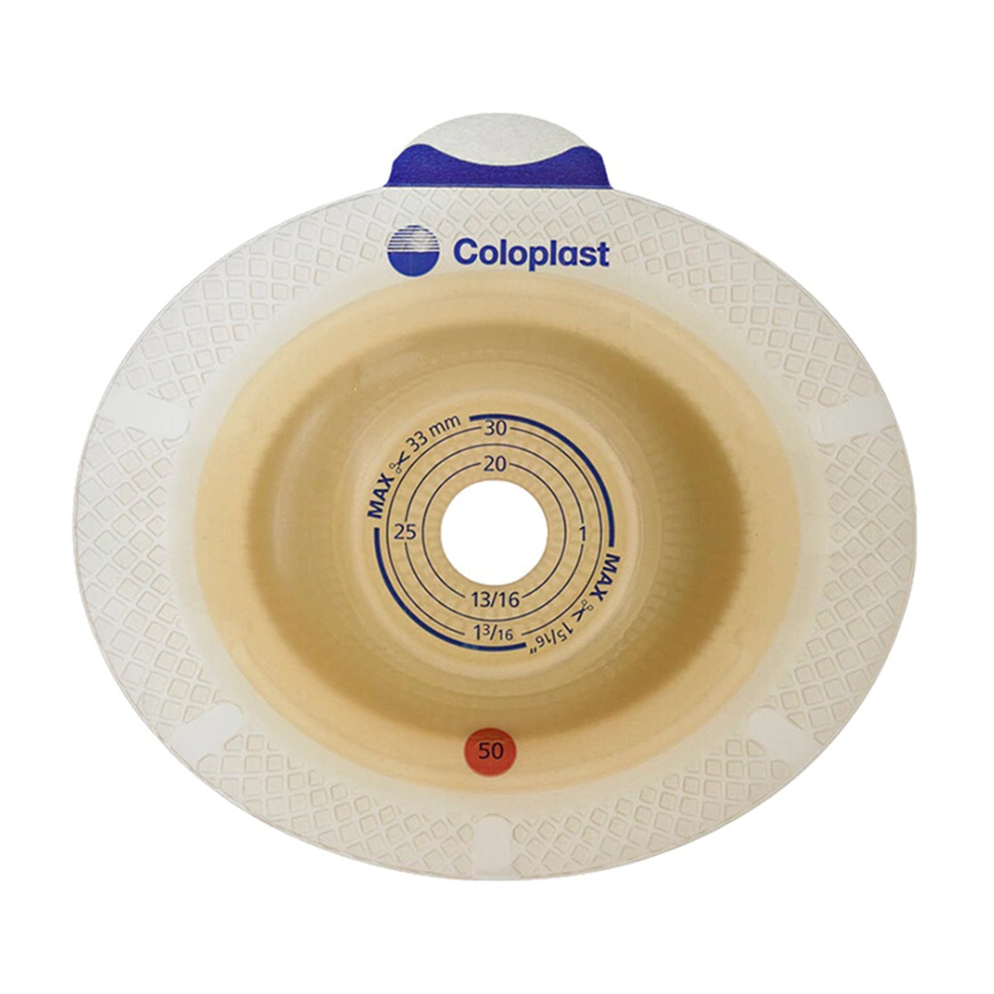Coloplast SenSura Click Xpro Convex Light Ostomy Barrier, 22 mm Stoma Opening, Green (5/BX) 
