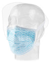 MASK SURGCAL F/G 120 ANTI GLREHZ TIE BL W/PAT 4/BX 100/CS