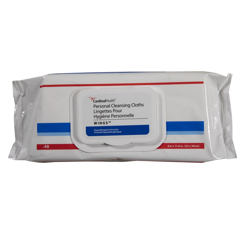 Cardinal Cardinal Health Wings Personal Cleansing Cloths, Soft Pack (576/CS)