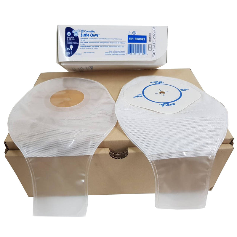 Little Ones ActiveLife One-Piece Transparent, Cut to Fit Stomas 8 – 50 mm (Box of 15)