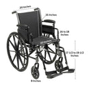drive Cruiser III Lightweight Wheelchair (Each)