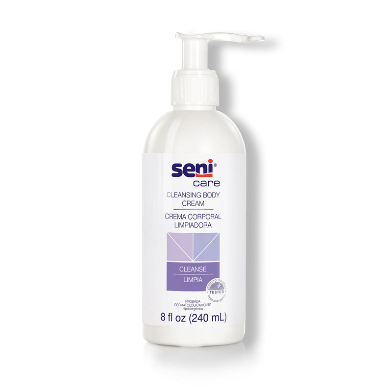 Seni Care Rinse Free Body Wash, 8-ounce Pump Bottle (Case of 6)