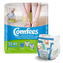 Comfees Training Pants, 12-Hour Protection, Male Toddler, 3T – 4T, 32 to 40 lbs. (Case of 138)
