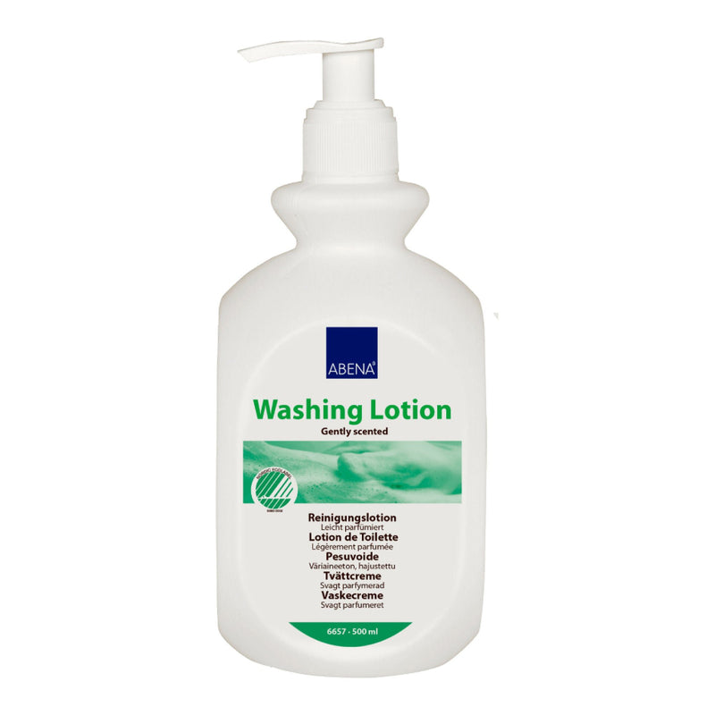 Abena Rinse-Free Body Wash, 500 mL Pump Bottle (Case of 6)