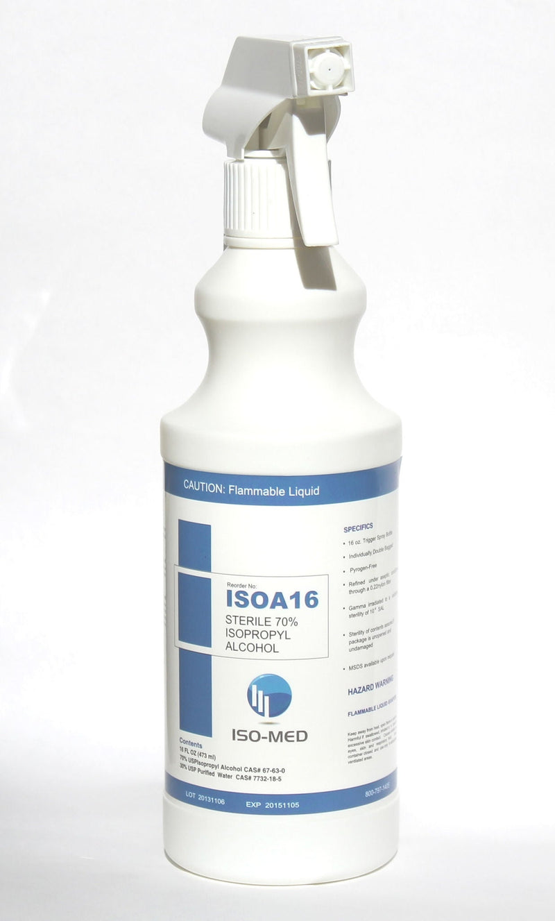Iso-Med Surface Disinfectant Spray, 16 oz. (Case of 12)