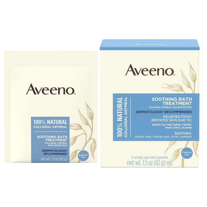 Aveeno Soothing Bath Treatment Packets Fragrance Free (Case of 192)