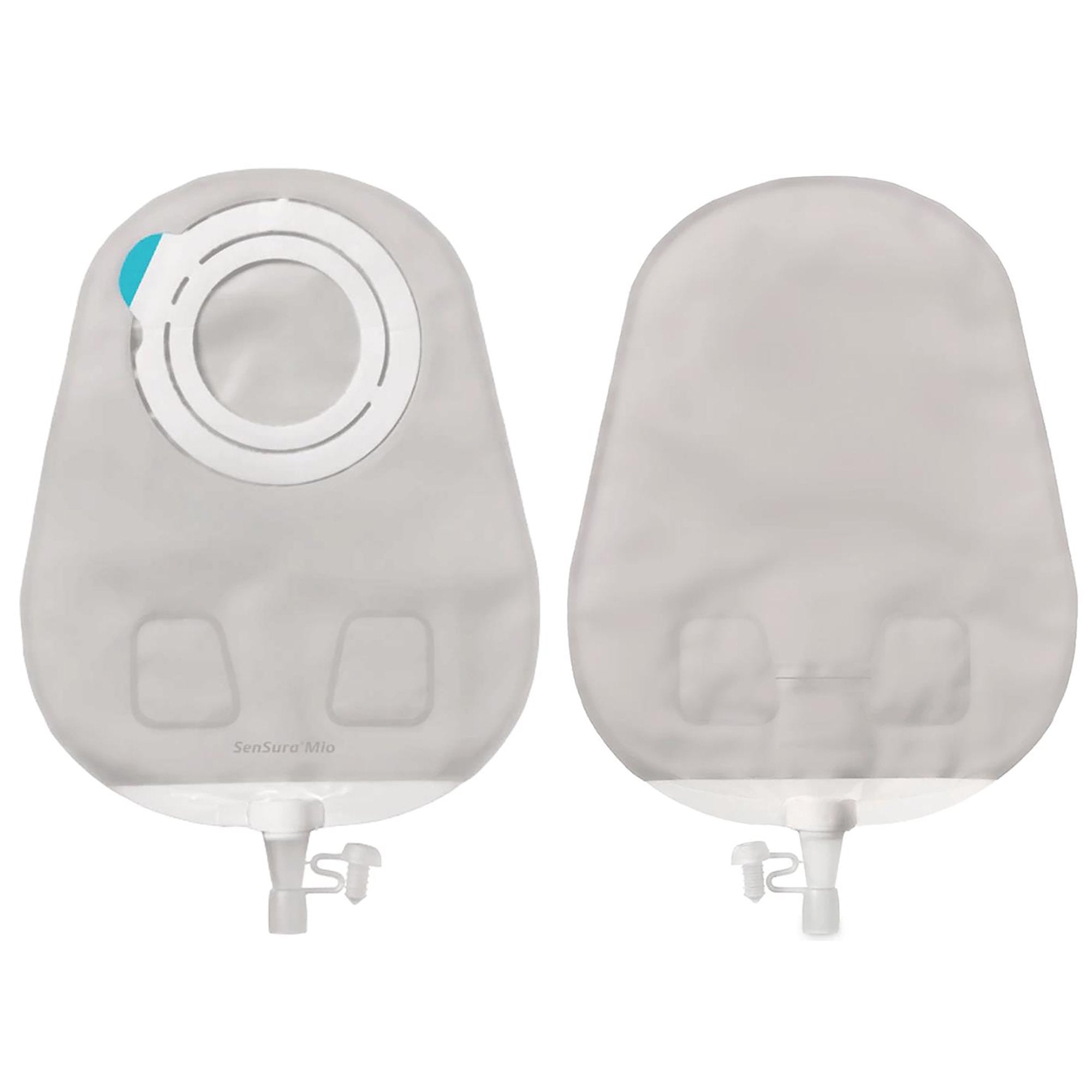 Coloplast SenSura Mio Flex 2-Piece Transparent Urostomy Pouch, Red Match (10/BX) 