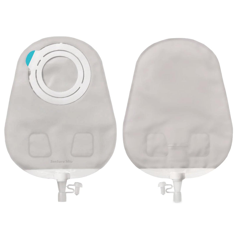 Coloplast SenSura Mio Flex 2-Piece Transparent Urostomy Pouch, Red Match (10/BX) 