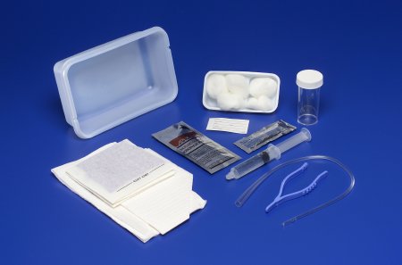TRAY CATHETER URETHRAL OPENCLEAR VINYL 14FR 20/CS