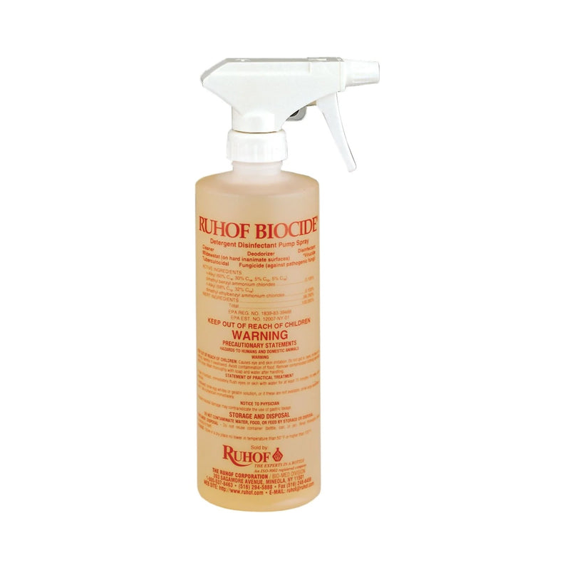 Ruhof Biocide Surface Disinfectant Cleaner (Case of 12)