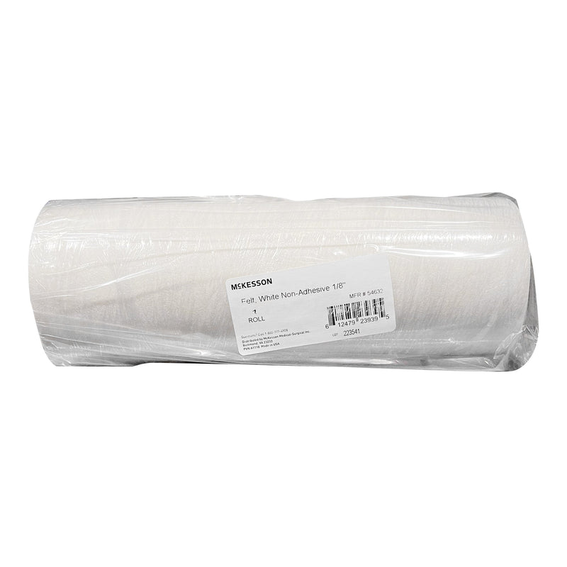 McKesson Brand McKesson White Orthopedic Felt Roll, 12 Inch x 7 Yard (6/CS) 