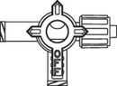 STOPCOCK 3-WAY HI-FLO W/SWIVELMALE LUER LOCK 50/CS