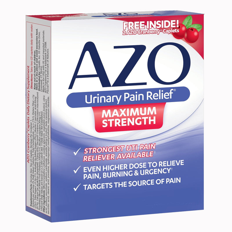 i-Health Inc AZO Urinary Pain Relief Tablets, Maximum Strength, 24 per Box (24/CS) 
