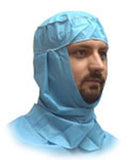 HOOD SURGCAL FL FACE W/TPE TBCLSR BL 100/CS
