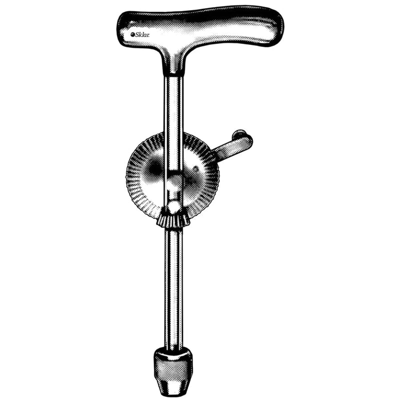 Sklar Moore Bone Hand Drill Brace/Handle 11", Straight - 40-1011 