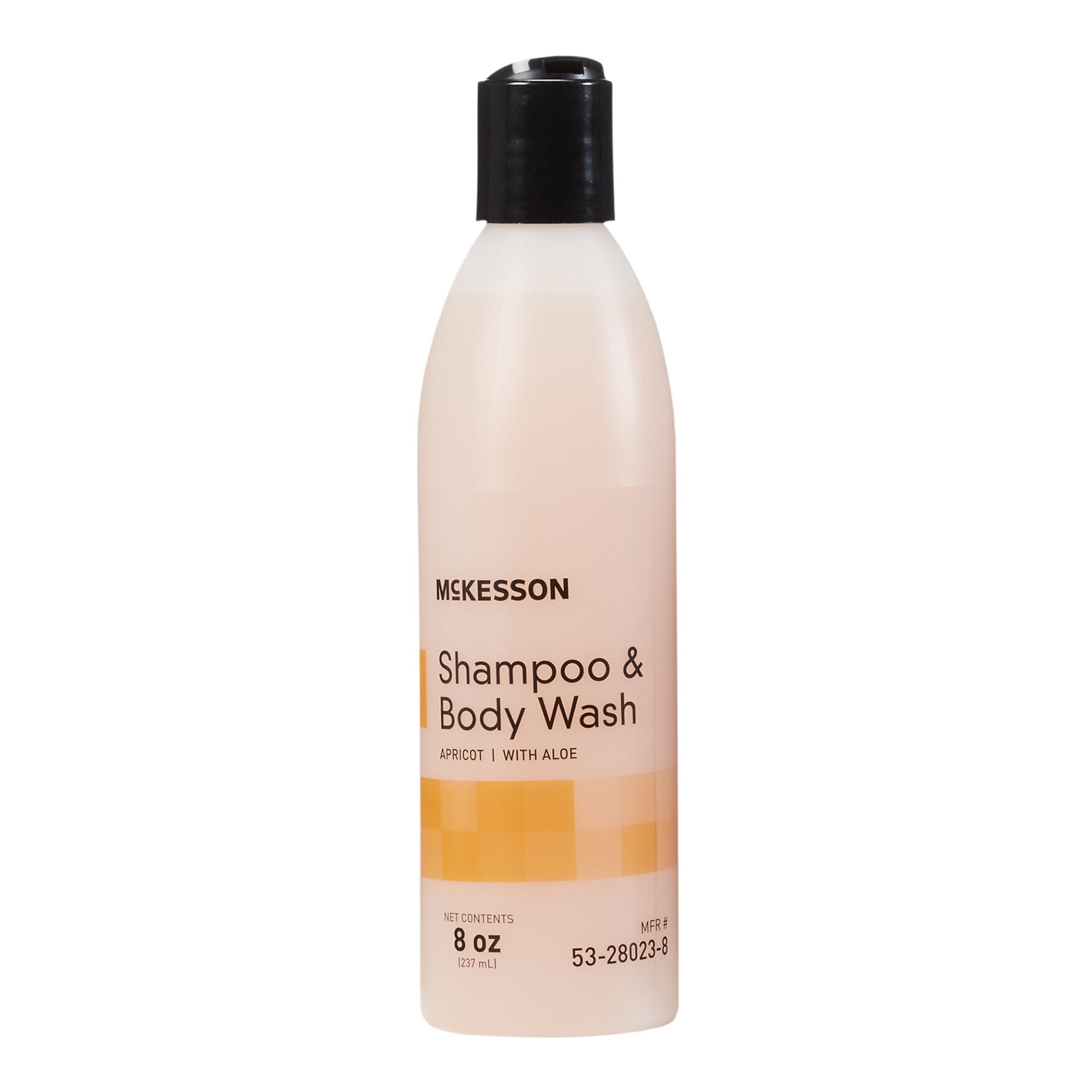 McKesson Brand McKesson Shampoo and Body Wash, Apricot Scent, 8 oz. Squeeze Bottle (48/CS) 