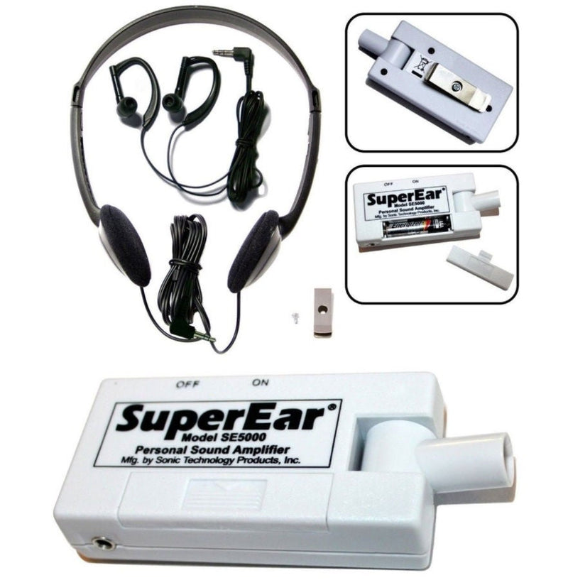 Personal Sound Amplifier SuperEar 3/4 X 2 X 3 Inch (Each)