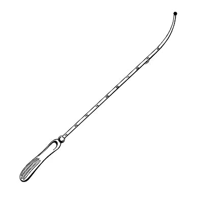 Econo Sterile Simpson Uterine Sound - 12-1/2", Centimeter Graduated, Disposable, CS 25 - 96-2385