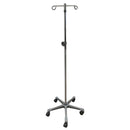 IV Stand Floor Stand 2 Hooks 5 Legs with Casters (Case)