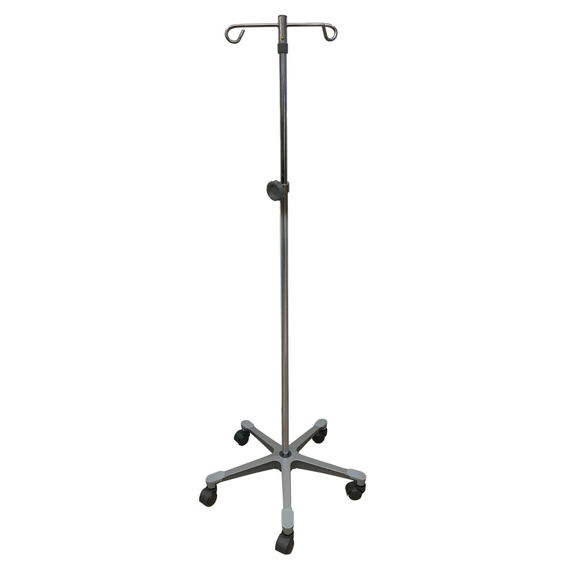 IV Stand Floor Stand 2 Hooks 5 Legs with Casters (Case)