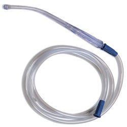 Suction Tube Handle with Tubing Curity Curved Type Open Tip Yankauer Style Non-Vented Sterile (Case of 20)