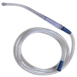 Suction Tube Handle with Tubing Curity Curved Type Open Tip Yankauer Style Non-Vented Sterile 