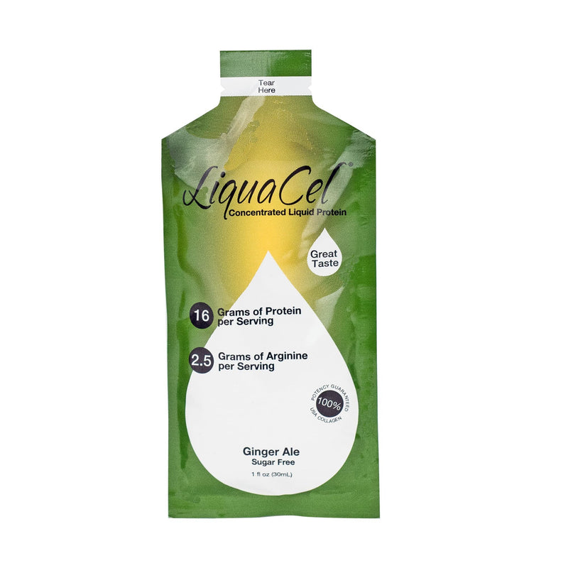 Global Health Products LiquaCel Ginger Ale Concentrated Liquid Protein (30/CS)
