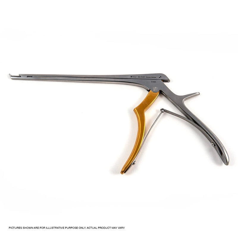 Sklar Kerrison Rongeur - 10", Upwards Cutting (40°), 5mm Tip, Thin Footplate, Titanium Nitride Coated - 42-5335 