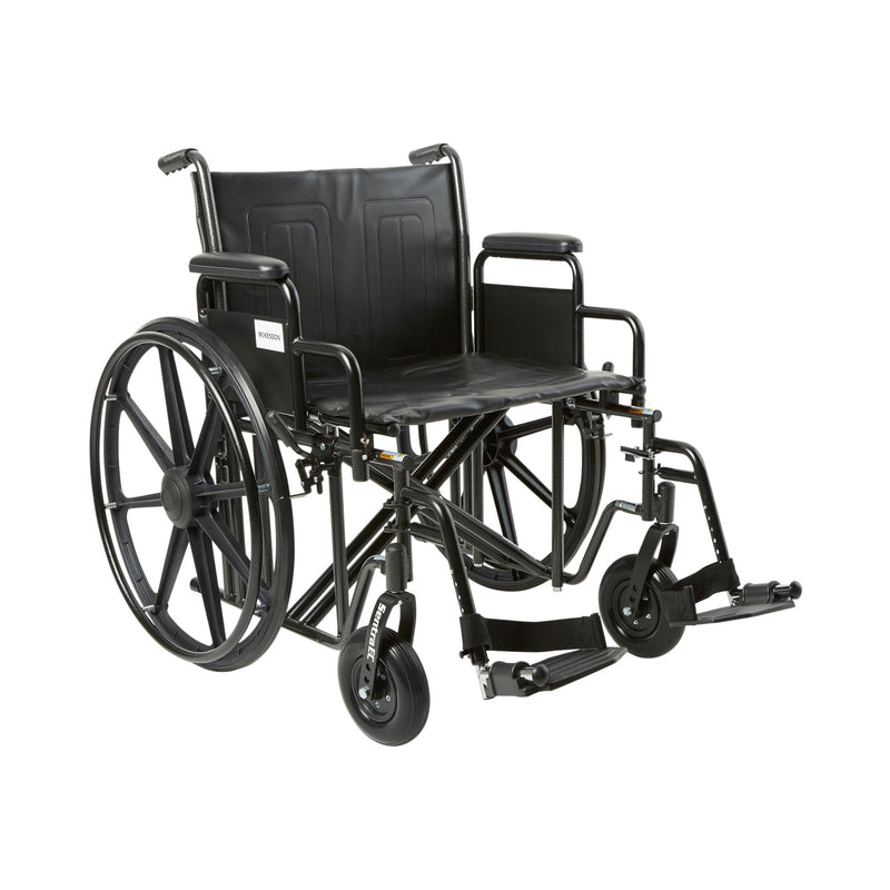 McKesson Brand McKesson Bariatric Wheelchair, 22 Inch Seat Width 