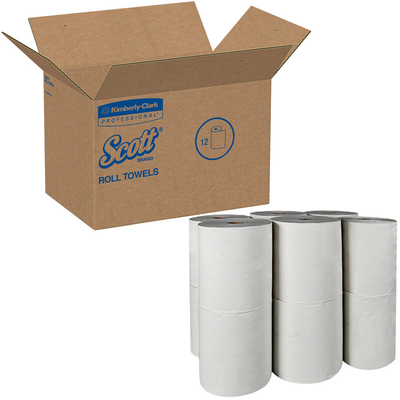 Paper Towel Scott Hardwound Roll 8 Inch X 800 Foot (Case of 12)