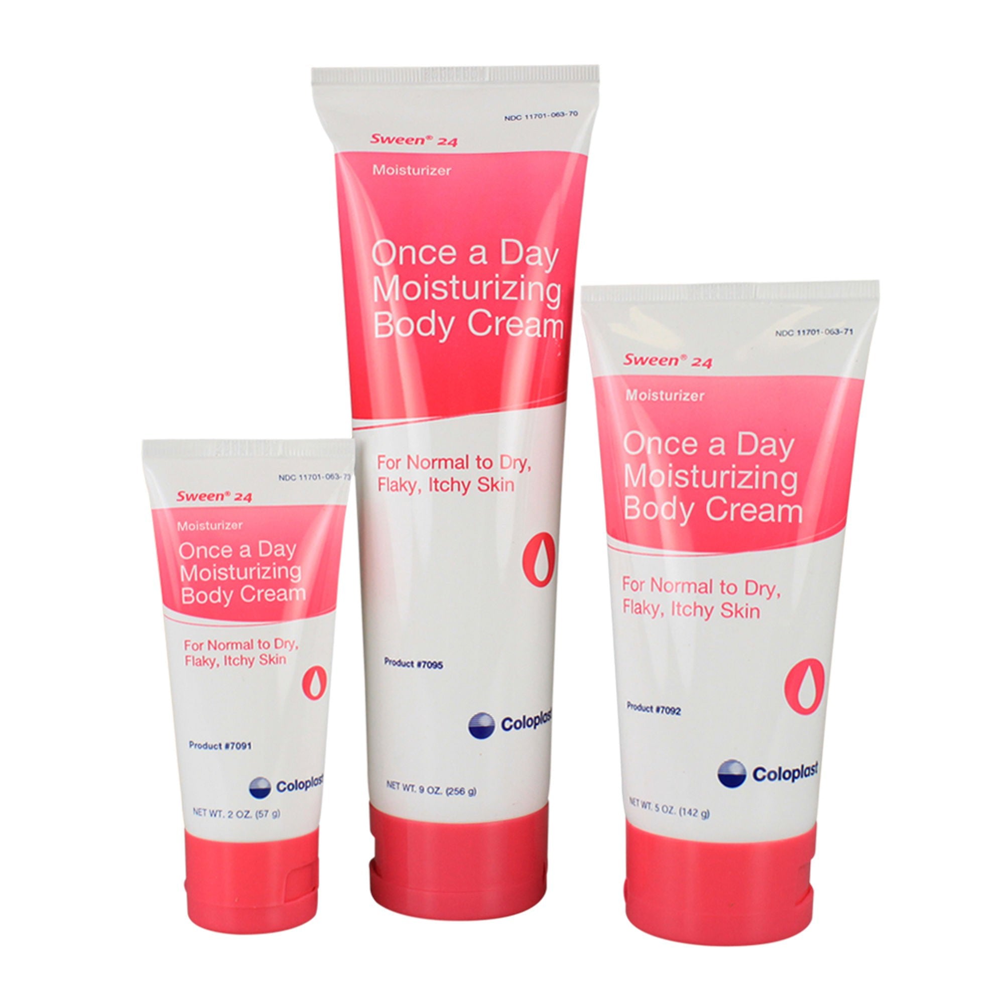 Sween 24 Once a Day Moisturizing Body Cream for Flaky, Itchy Skin, 2-ounce tube (12/CS)