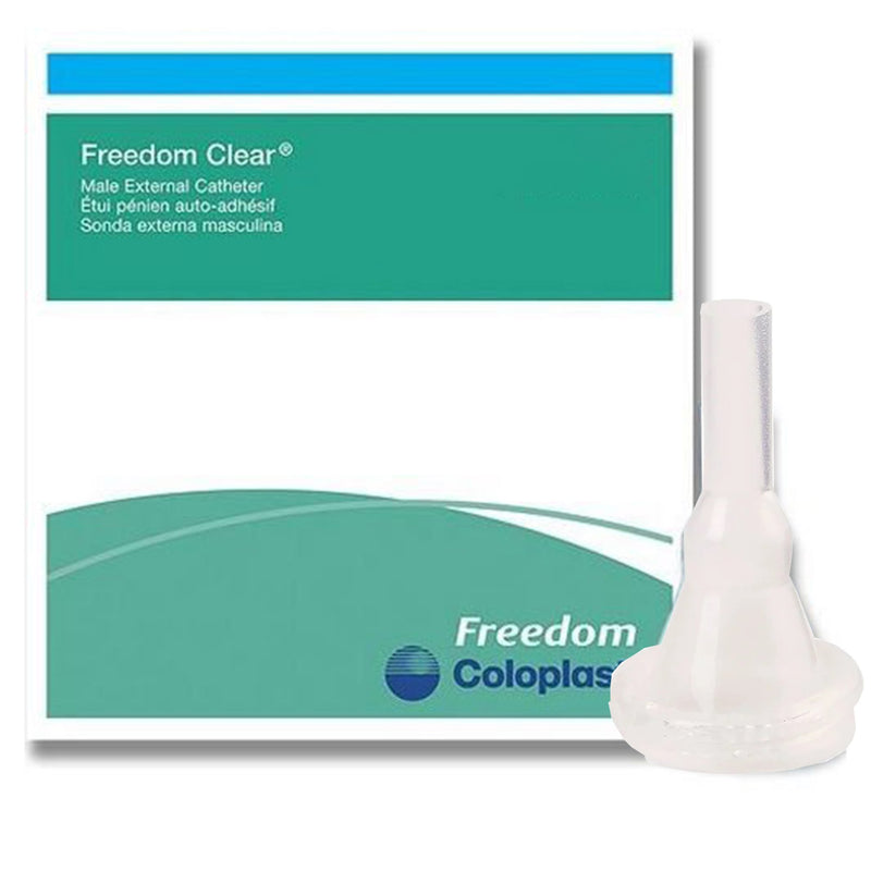 Coloplast Freedom Clear Male External Catheter, Intermediate Size, 23mm, Standard Length (100/CS)