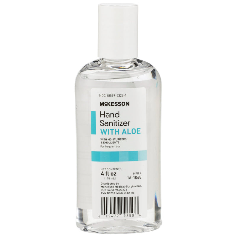 McKesson Gel Hand Sanitizer with Aloe 4 oz. (Case of 24)