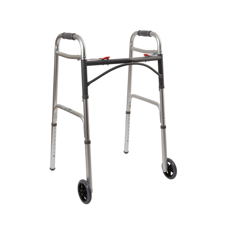 McKesson Folding Walker, Adjustable Height (Case of 4)