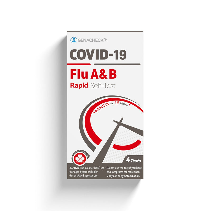 GenaCheck COVID-19 / Flu A & B Rapid Self-Test (216/CS)