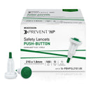 McKesson Prevent HP Push Button Safety Lancet, 21 Guage (Case of 2000)