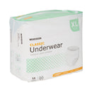 McKesson Classic Light Absorbency Incontinence Underwear, Extra Large (Case of 56)