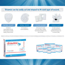 Urgo Medical North America LLC Drawtex Nonadherent Dressing, 2 x 2 inch (10/BX) 