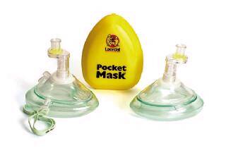 CPR Face Mask Kit Laerdal Pocket Mask Mouth to Mask 1-3/10 X 4 X 4-4/5 inch Single Use 