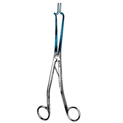 Sklar Blue Electrosurgical Kogan Endocervical Speculum - Wide, with Spring Handle - 91-5226