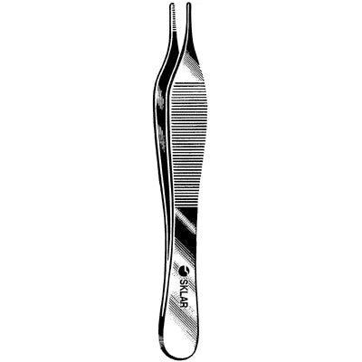 Sklar Adson Dressing Forceps - 6", Straight, Serrated - 50-3070 