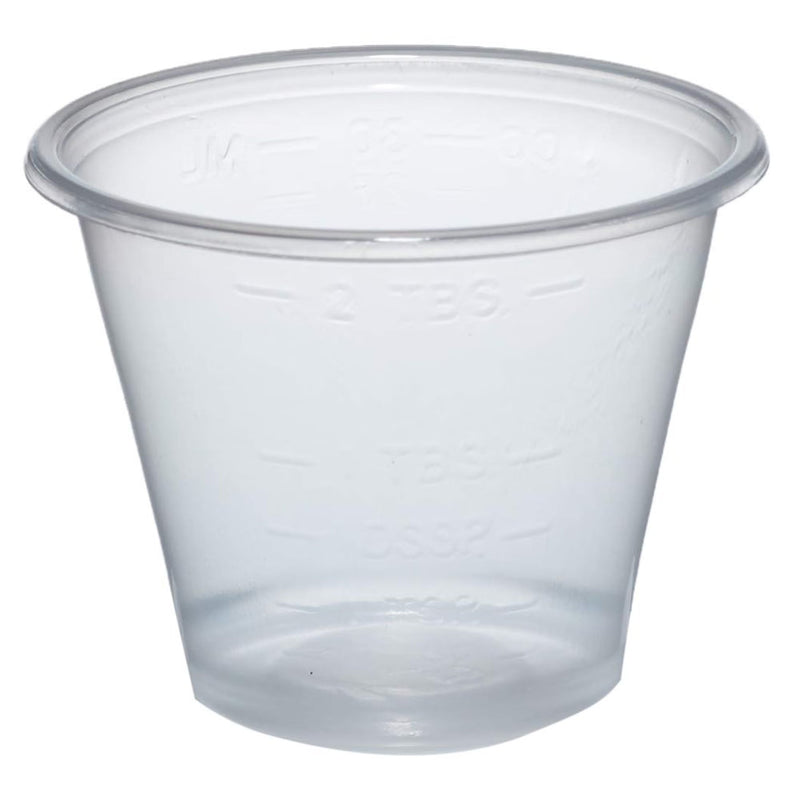 Medicine Cup Medegen 1 oz. Clear Plastic Disposable NonSterile 