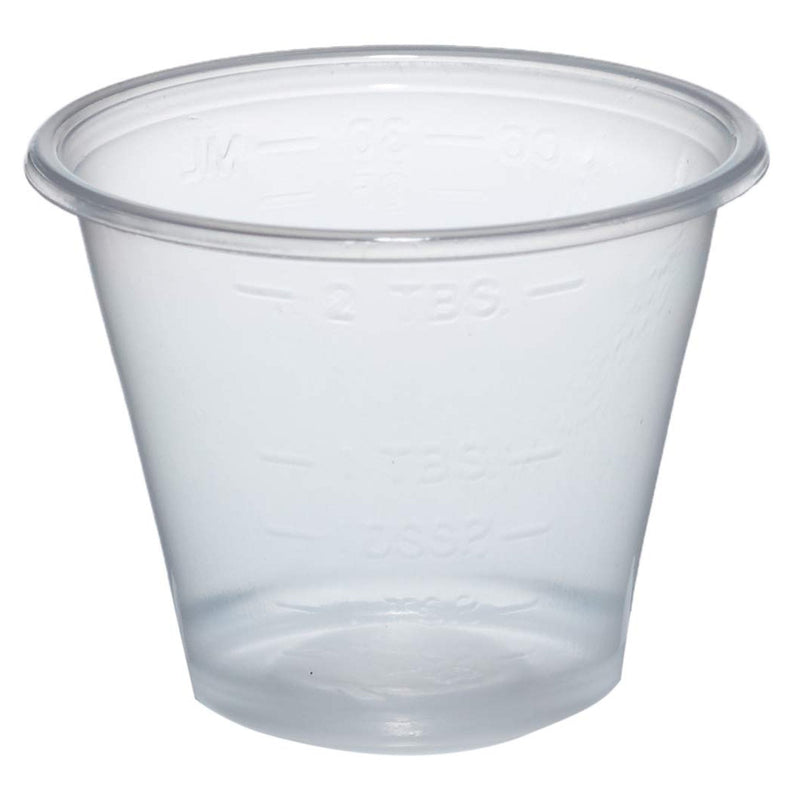 Medicine Cup Medegen 1 oz. Clear Plastic Disposable NonSterile 