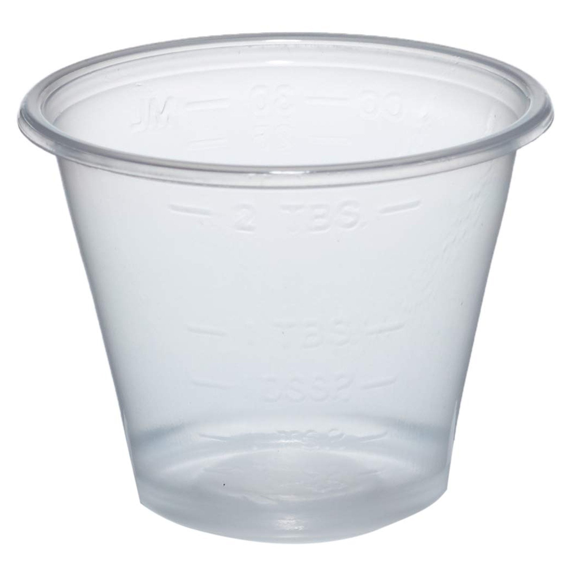 Medicine Cup Medegen 1 oz. Clear Plastic Disposable NonSterile 